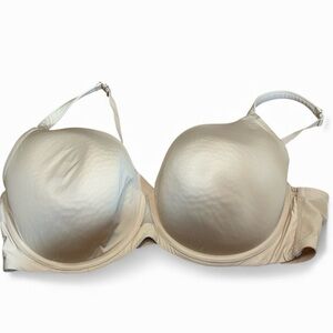 CACIQUE 46DD ✨ plus size padded Cream Underwire Bra excellent condition